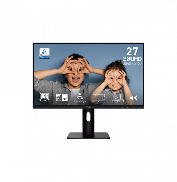 Écran 27" 4K UHD MSI Pro MP273UP E6 (9S6-3PB49H-296)