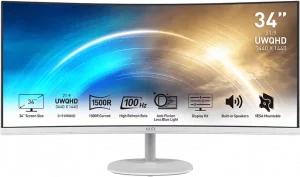 Écran 34" UWQHD MSI Pro MP341CQW
