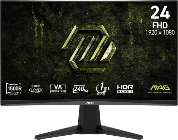 Écran incurvé Gaming 24" Full HD MSI MAG 245C X24 (4711377395076)