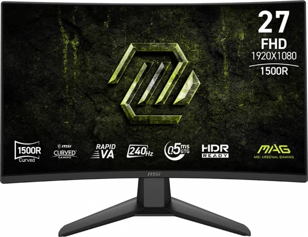 Écran incurvé Gaming 27" Full HD MSI MAG 274CF X24 (4711377343275)