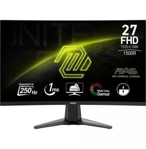 Écran incurvé Gaming 27" Full HD MSI MAG 27C6X (9S6-3CE01M-039)