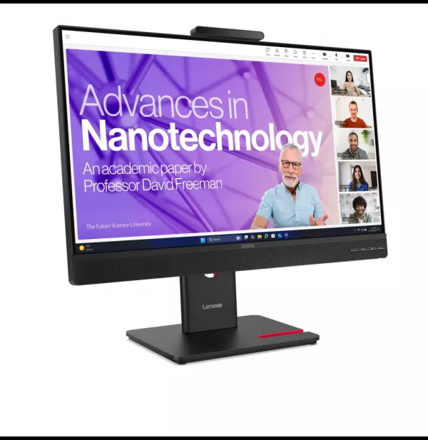 Écran Plat 24" Lenovo ThinkVision T24-4v Avec Caméra 5MP et Microphone (64B6MAT1EU)