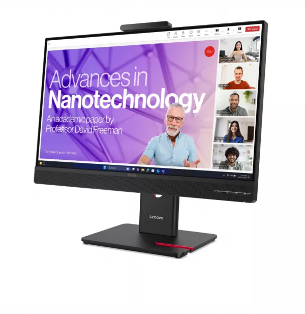 Écran Plat 24" Lenovo ThinkVision T24-4v Avec Caméra 5MP et Microphone (64B6MAT1EU)