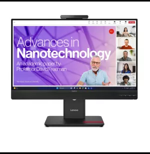 Écran Plat 24" Lenovo ThinkVision T24-4v Avec Caméra 5MP et Microphone (64B6MAT1EU)