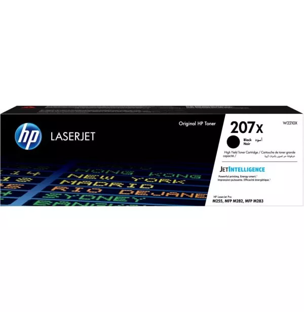 HP 207X Noir - Toner HP LaserJet d'origine à grande capacité (W2210X)