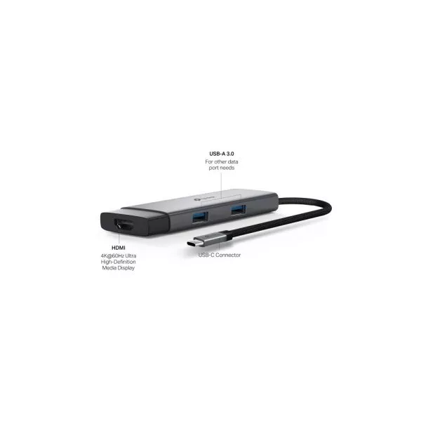 Hub TP-Link UH5020C USB-C 5-en-1 HDMI 4K 60 Hz 100 W (UH5020C)