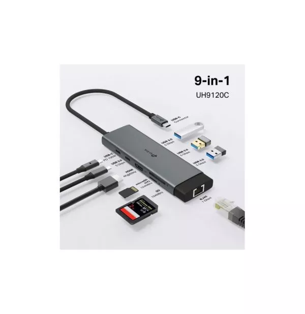 Hub TP-Link UH9120C USB-C 9-en-1 100 W (UH9120C)