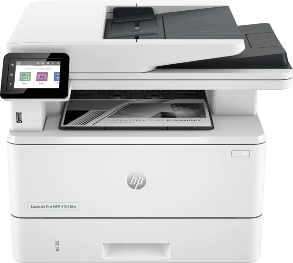Imprimante Multifonction Laser Monochrome HP LaserJet Pro 4103fdw (2Z629A)