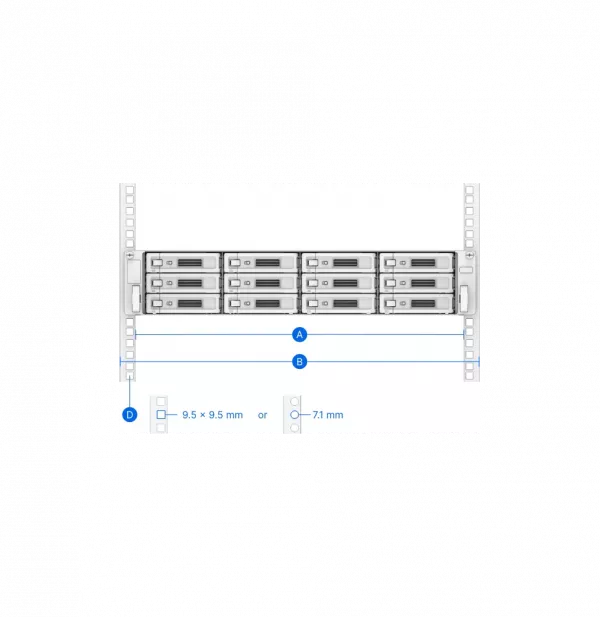 Kit rail coulissant Synology RKS-02 pour RackStation (RKS-02)