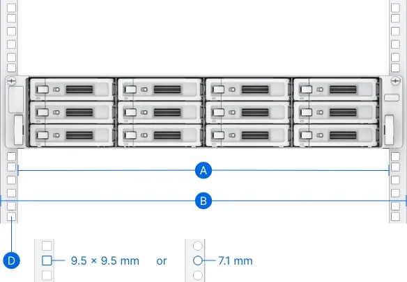 Kit rail coulissant Synology RKS-02 pour RackStation (RKS-02)