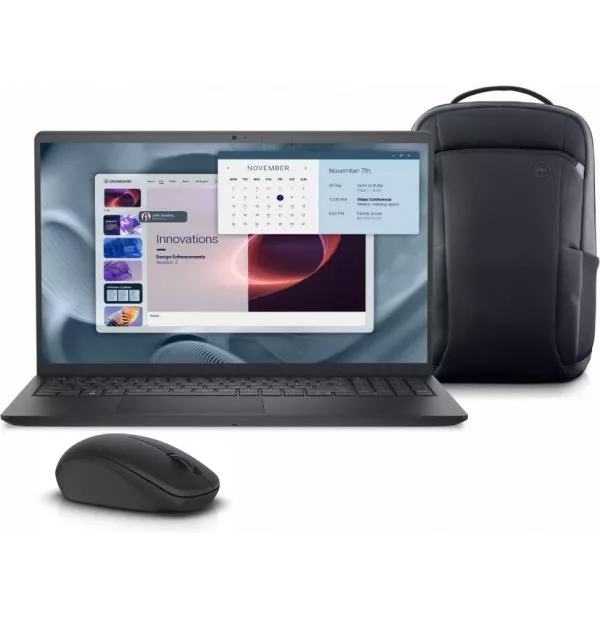 Pack Business Elite: PC portable 15″ PV15250 + Sac à dos Dell 14" - 16" CP5724S + Souris sans fil Dell WM126