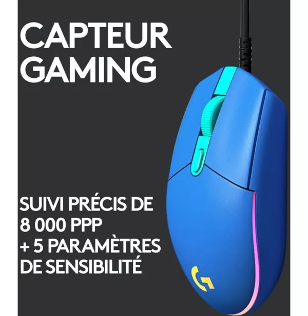 souris-gaming-filaire-logitech-g102-1 Souris gaming filaire Logitech G102