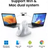 souris-sans-fil-bluetooth-ugreen-multi-mode-vertical-blanc-mu008-45759-4 Souris sans fil Bluetooth Ugreen Multi-mode Vertical Blanc MU008 (45759)