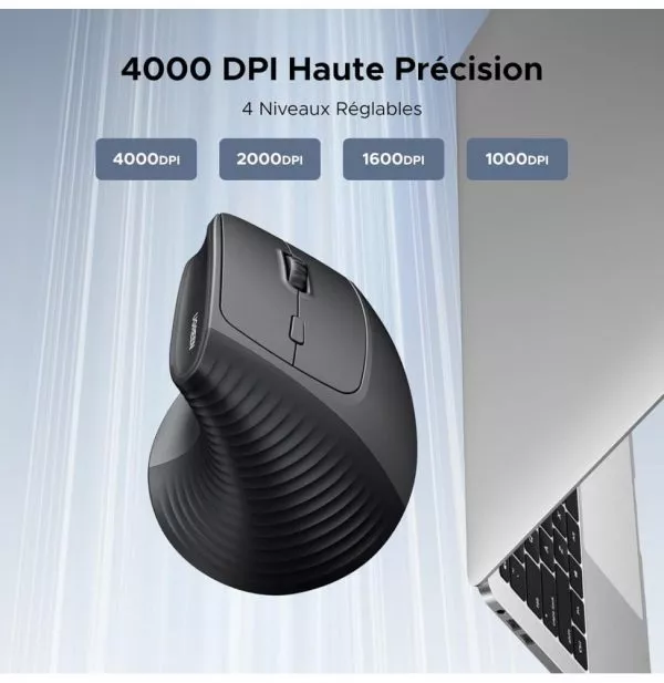 souris-sans-fil-ugreen-vertical-m571-ergonomique-24ghz-noir-55916-5 Souris sans fil Ugreen Vertical M571 Ergonomique 2.4GHz - Noir (55916)