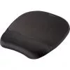 Tapis de souris - repose-poignet Ergo Mousse Noir - format Small (201.6 × 235 × 25.4 mm)