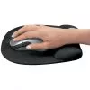 Tapis de souris - repose-poignet Ergo Mousse Noir - format Small (201.6 × 235 × 25.4 mm)
