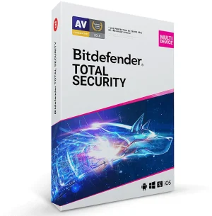 Bitdefender Total Security - 3 Postes / 1 an Bitdefender Total Security - 3 Postes / 1 an