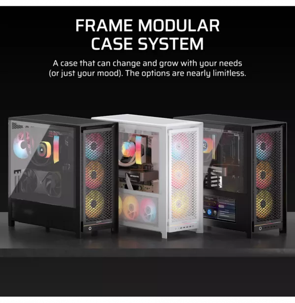 Boîtier PC Gaming Corsair Frame 5000D RS ARGB Mid-Tower Noir (CC-9011309-WW)
