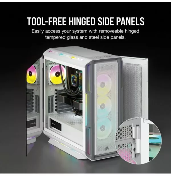 Boîtier PC Gaming Corsair iCUE 5000T RGB Mid-Tower (CC-9011231-WW)