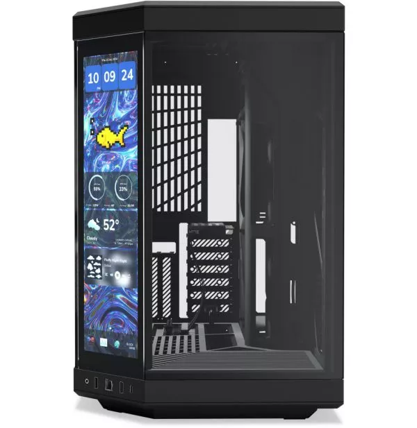 Boîtier PC Gaming HYTE Y70 tactile Infinite Mid-Tower - Noir absolu (CS-HYTE-Y70TTI-BB)