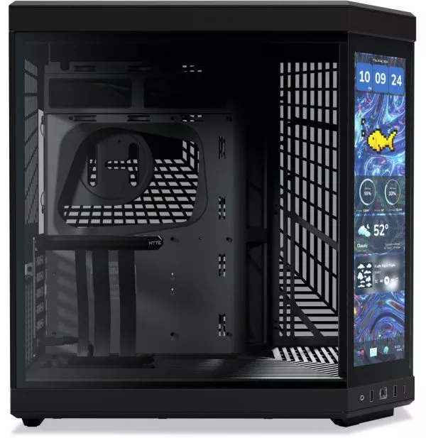 Boîtier PC Gaming HYTE Y70 tactile Infinite Mid-Tower - Noir absolu (CS-HYTE-Y70TTI-BB)