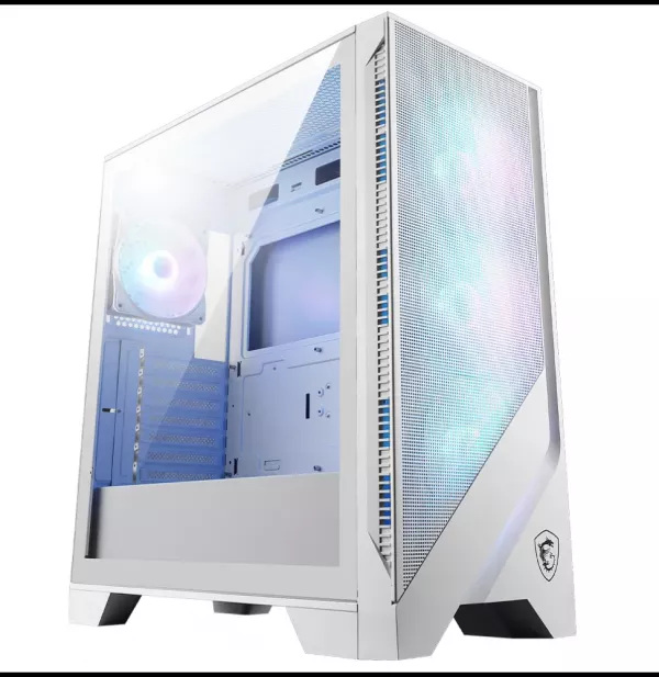 Boîtier PC Gaming MSI MAG FORGE 320R AIRFLOW - Blanc (306-7G23W22-HH9)