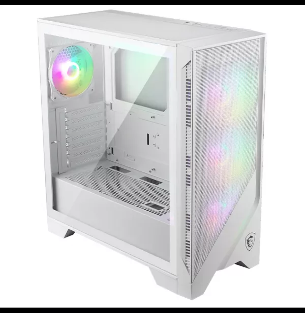Boîtier PC Gaming MSI MAG FORGE 320R AIRFLOW - Blanc (306-7G23W22-HH9)