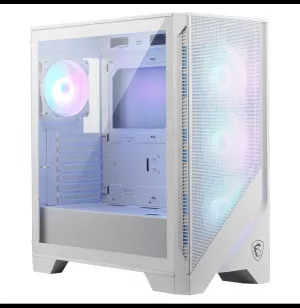 Boîtier PC Gaming MSI MAG FORGE 320R AIRFLOW - Blanc (306-7G23W22-HH9)