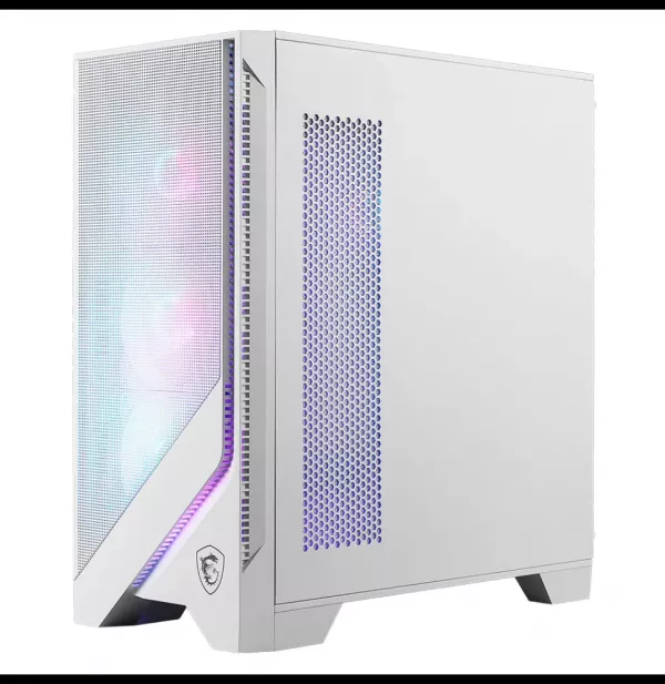 Boîtier PC Gaming MSI MAG FORGE 320R AIRFLOW - Blanc (306-7G23W22-HH9)