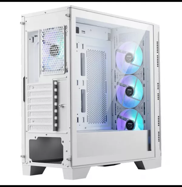 Boîtier PC Gaming MSI MAG FORGE 320R AIRFLOW - Blanc (306-7G23W22-HH9)