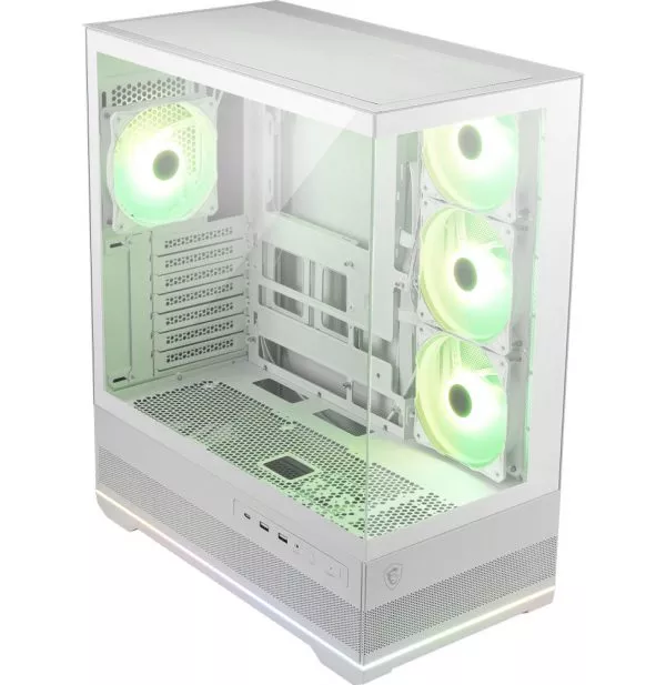 Boîtier PC Gaming MSI MAG PANO 110R Pz Blanc