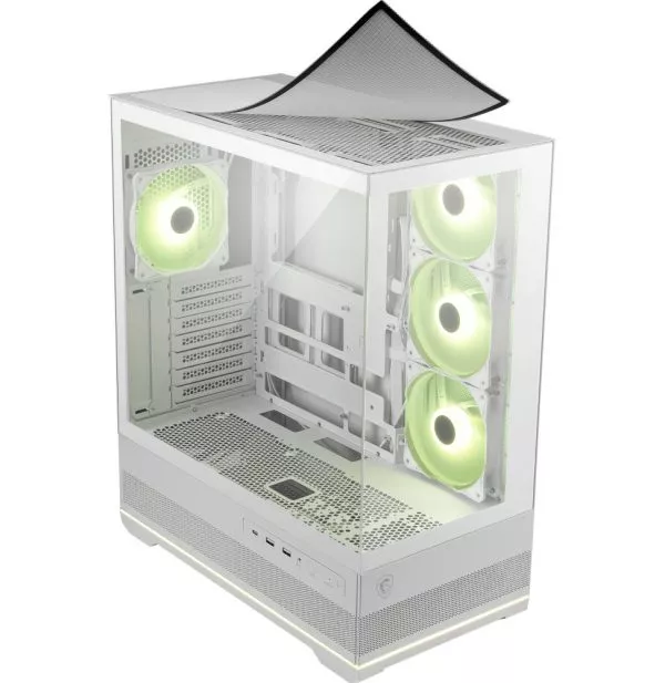 Boîtier PC Gaming MSI MAG PANO 110R Pz Blanc
