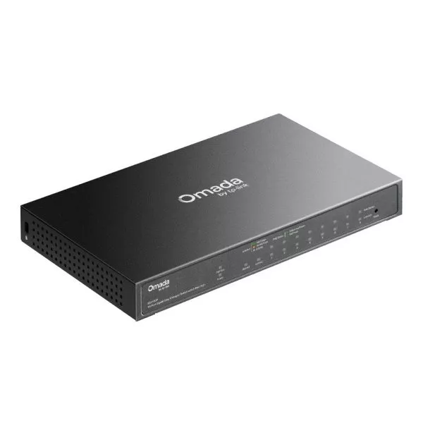 Easy switch administrable TP Link ES210GP Omada 10 ports Gigabit avec 8 ports PoE+