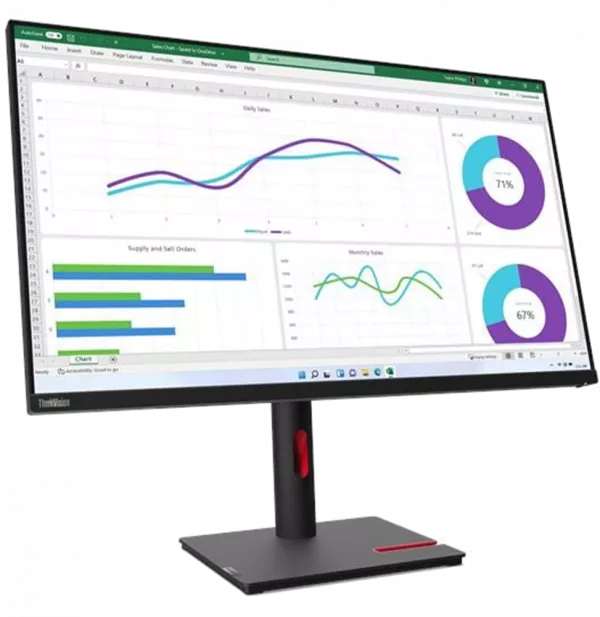Écran Plat 32" Lenovo ThinkVision T32h-30 QHD (63D3GAT1EU)
