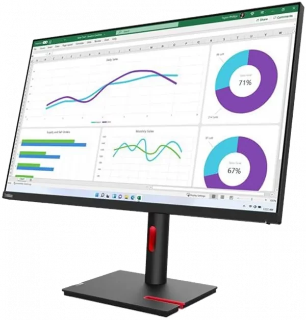 Écran Plat 32" Lenovo ThinkVision T32h-30 QHD (63D3GAT1EU)