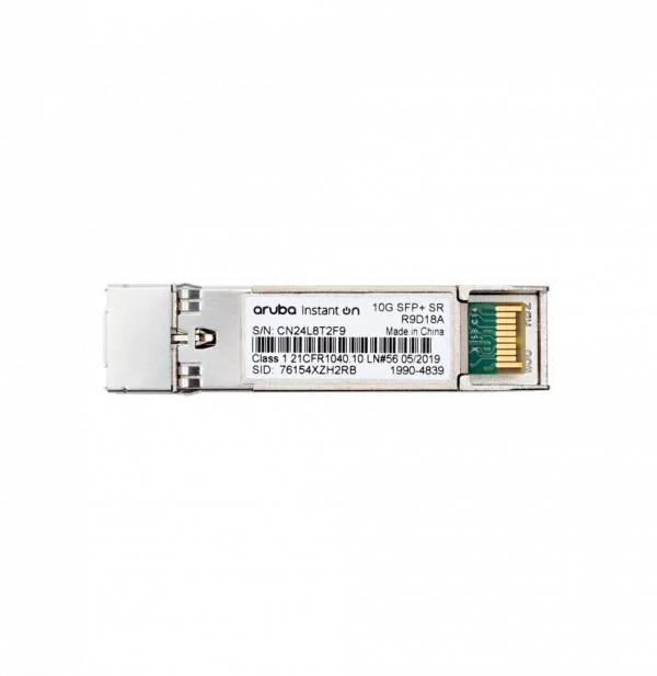 Émetteur-récepteur Aruba Instant On 10G SFP+ LC SR MMF OM3 300 m (R9D18A)
