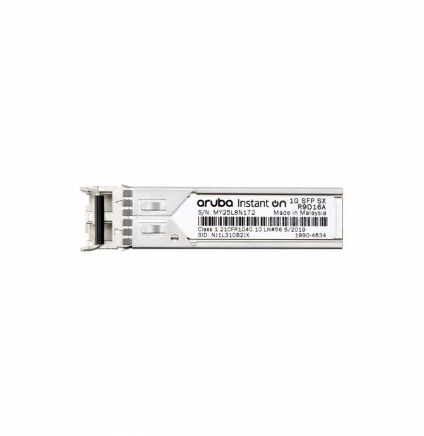Émetteur-récepteur Aruba Instant On 1G SFP LC SX MMF OM2 500 m (R9D16A)