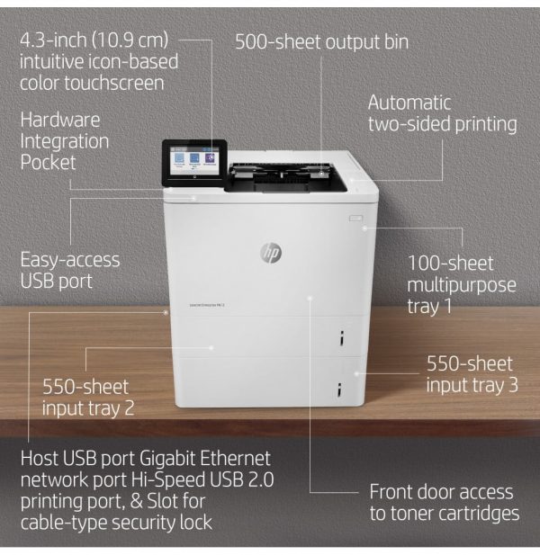 Imprimante Laser Monochrome HP LaserJet Enterprise M612dn (7PS86A)