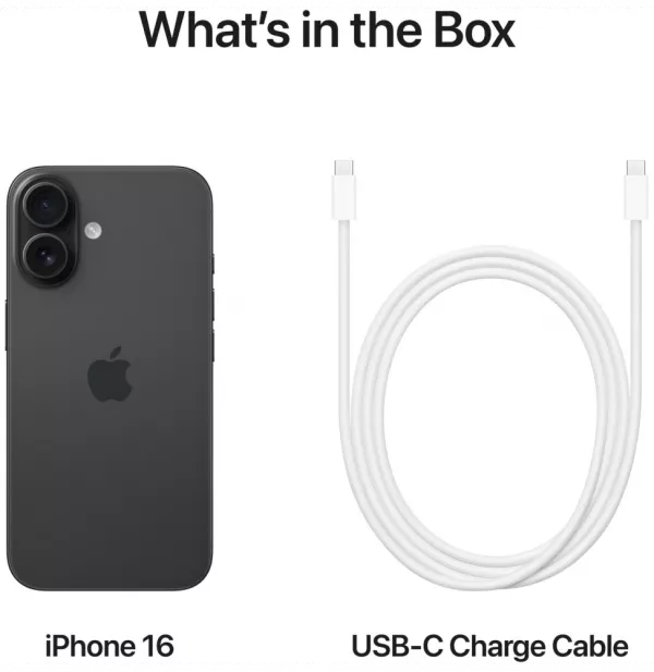 iPhone 16 Plus 128 Go | Couleur noir (MXVU3ZD/A)