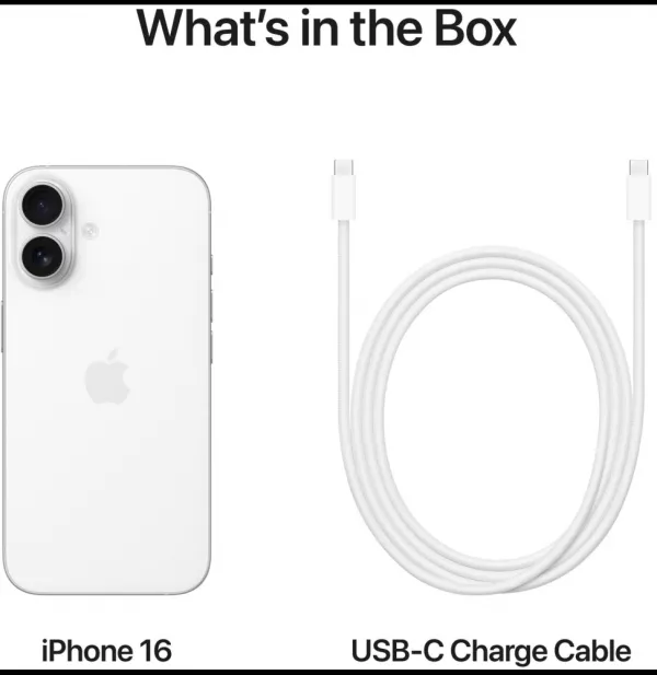 iPhone 16 Plus 256 Go | Couleur blanc (MXWV3ZD/A)
