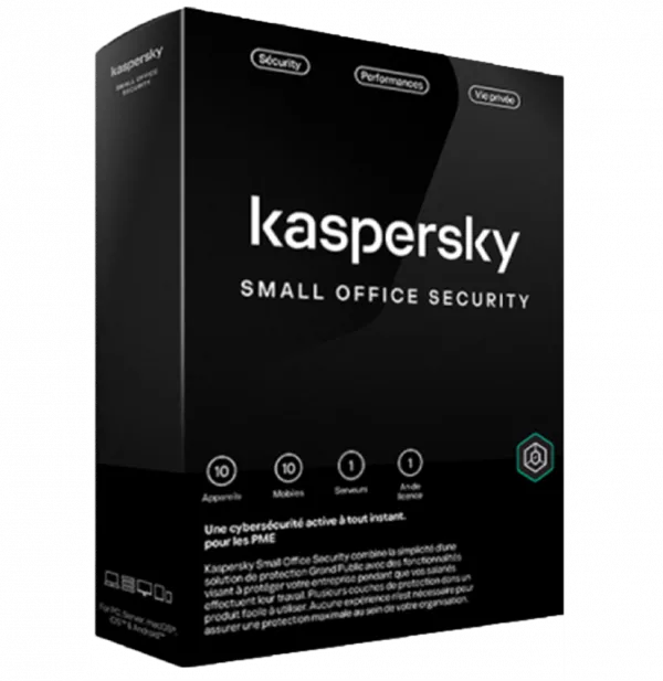 Kaspersky Small Office Security | 10 Postes / 1 Serveur (KL45418BKFS-23MAG)