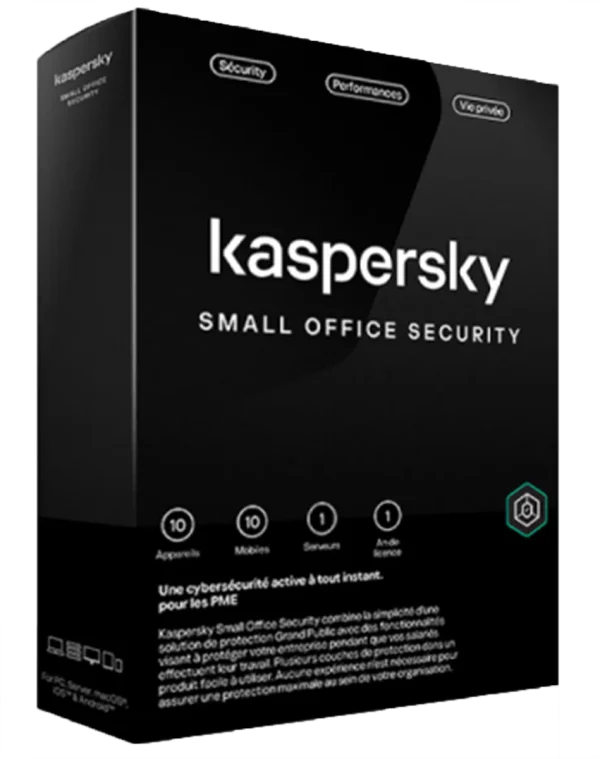 Kaspersky Small Office Security | 10 Postes / 1 Serveur (KL45418BKFS-23MAG)