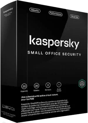 Kaspersky Small Office Security | 20 Postes / 2 Serveurs (KL45418BNFS-23MAG) Kaspersky Small Office Security | 20 Postes / 2 Serveurs (KL45418BNFS-23MAG)