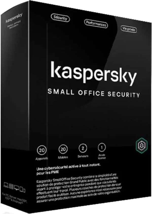 Kaspersky Small Office Security | 20 Postes / 2 Serveurs (KL45418BNFS-23MAG)