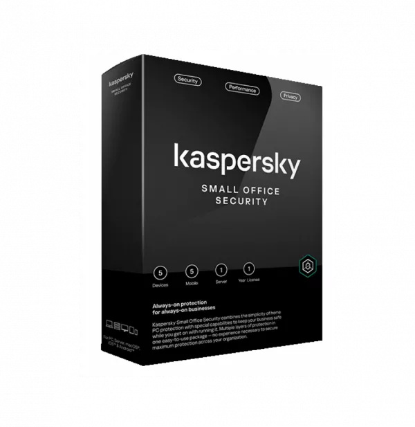 Kaspersky Small Office Security | 5 Postes / 1 Serveur (KL45418BEFS-23MAG)