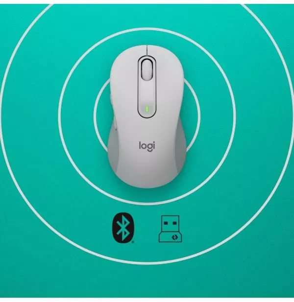 Logitech Signature M650 souris Droitier RF sans fil + Bluetooth Optique 2000 DPI (910-006255)