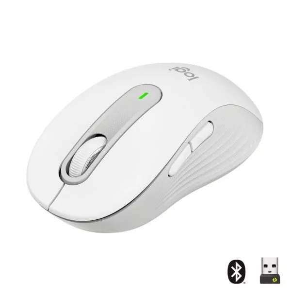 Logitech Signature M650 souris Droitier RF sans fil + Bluetooth Optique 2000 DPI (910-006255)