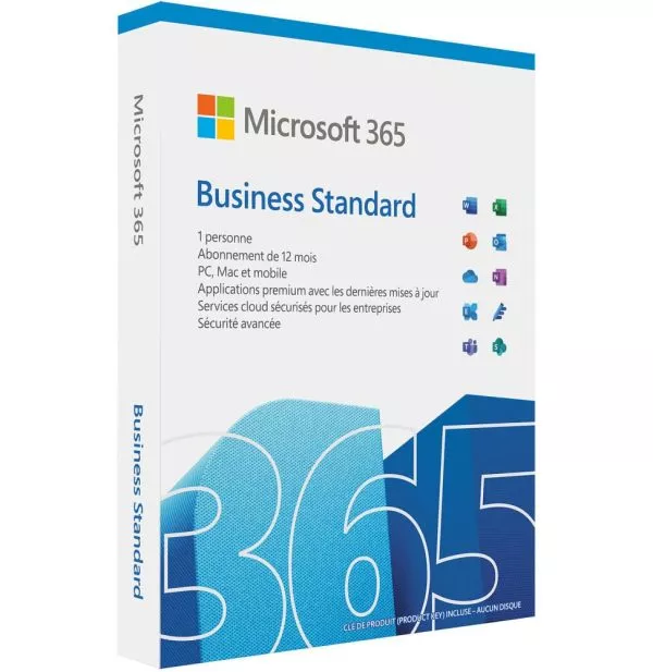 microsoft-365-business-standard-francais-1-an-klq-00667-1 Microsoft 365 Business Standard Français - abonnement 12 mois pour 1 personne (PC, Mac, iOS et Android)