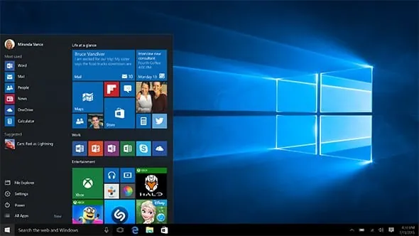Microsoft Windows 10 Pro 64 Bits - Anglais - 1 Poste (FQC-08929)