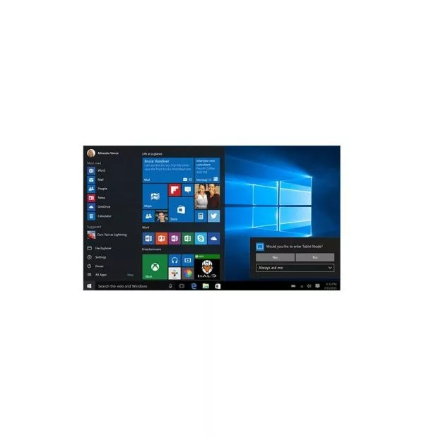 Microsoft Windows 10 Pro 64 Bits - Anglais - 1 Poste (FQC-08929)